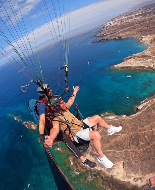 The Best Paragliding Experience in Tenerife - The return loop: landing back at Playa de la Enramada