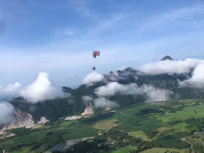 Vang Vieng: Paragliding Experience with Hotel Pickup - What the Flight Feels Like When You’re Over the Mekong and Limestone Peaks
